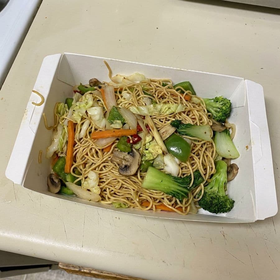 Stir Fried Lemongrass Vegetables Chow Mein
