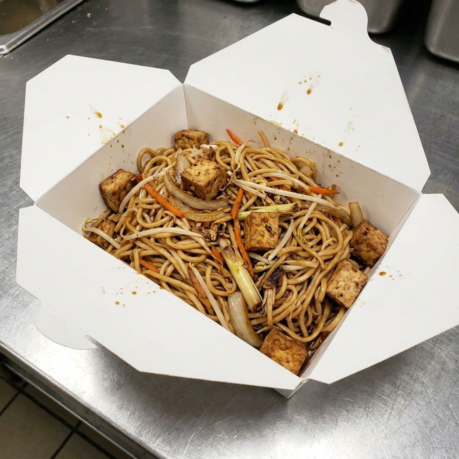 Stir Fried Lemongrass Tofu Chow Mein