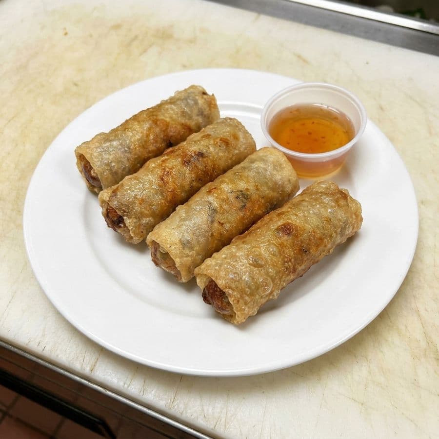 Rice Paper Spring Roll (4 pcs) (Chả Giò Bánh Tráng)