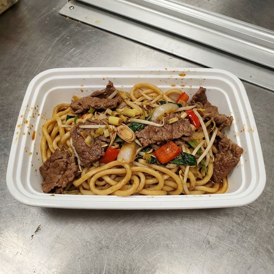 Stir Fried Lemongrass Beef Shanghai Noodles