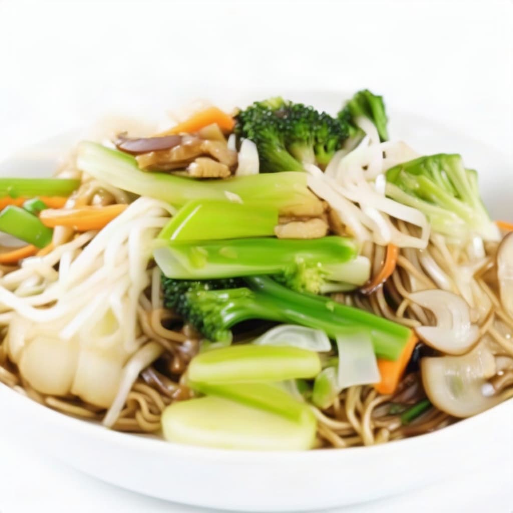 Stir Fried Lemongrass Vegetables Chow Mein