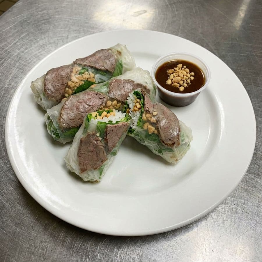 Beef Salad Rolls (4 pcs) (Bò Gỏi Cuốn)